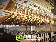 Frame Stacking Extruder gạch đất sét được đốt để xếp gạch với công suất 25000 gạch / giờ