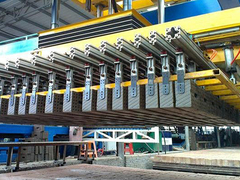 Máy làm gạch đất sét tự động xếp chồng hiệu quả cao với hệ thống tự động đầy đủ