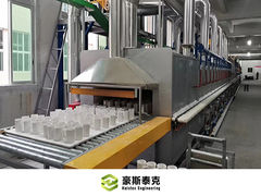 Một cái nhìn cận cảnh hơn: Máy làm gạch đất sét rỗng Máy đúc khối rỗng với lò lăn